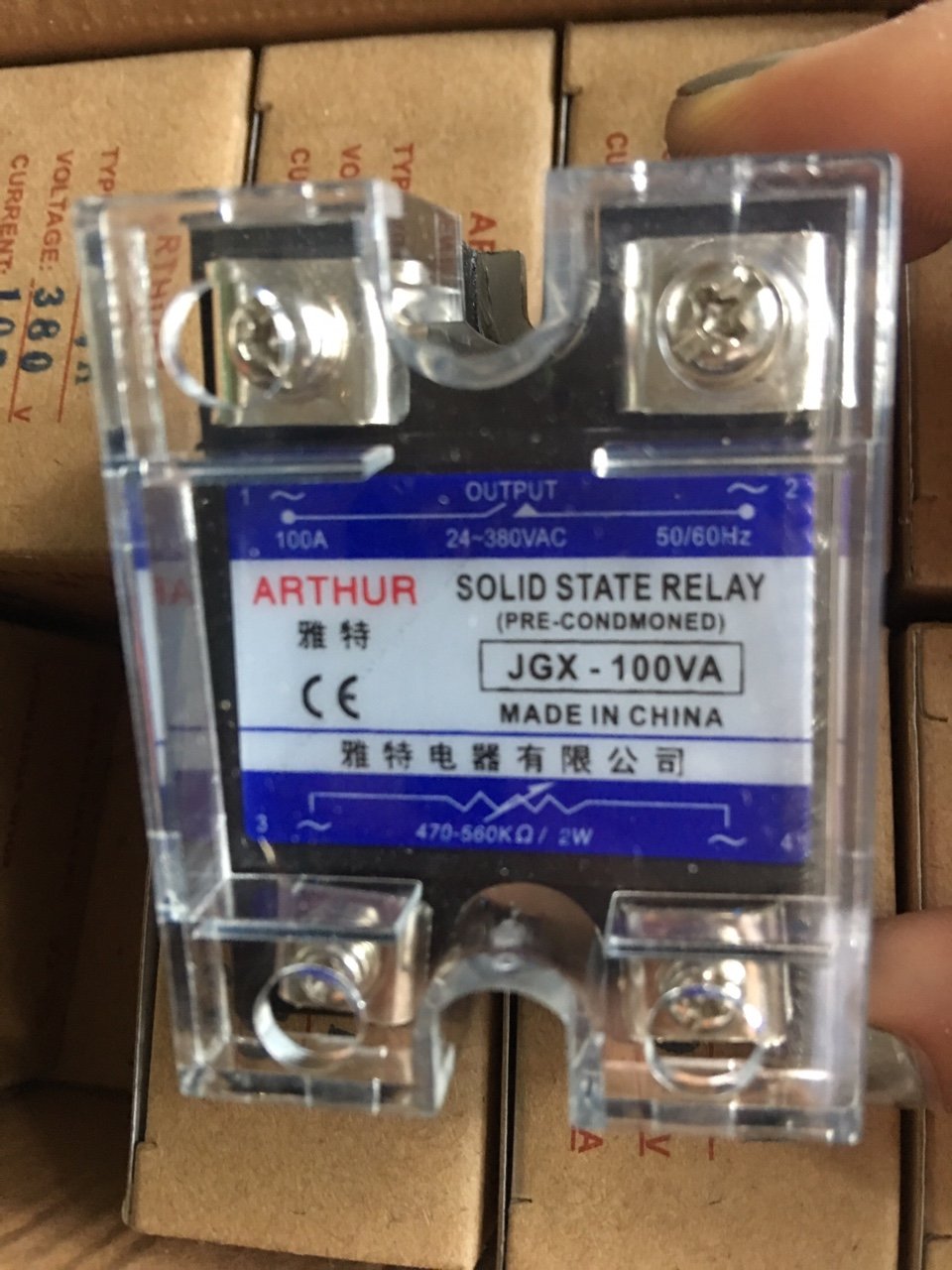 RELAY BÁN DẪN ARTHUR JGX100VA