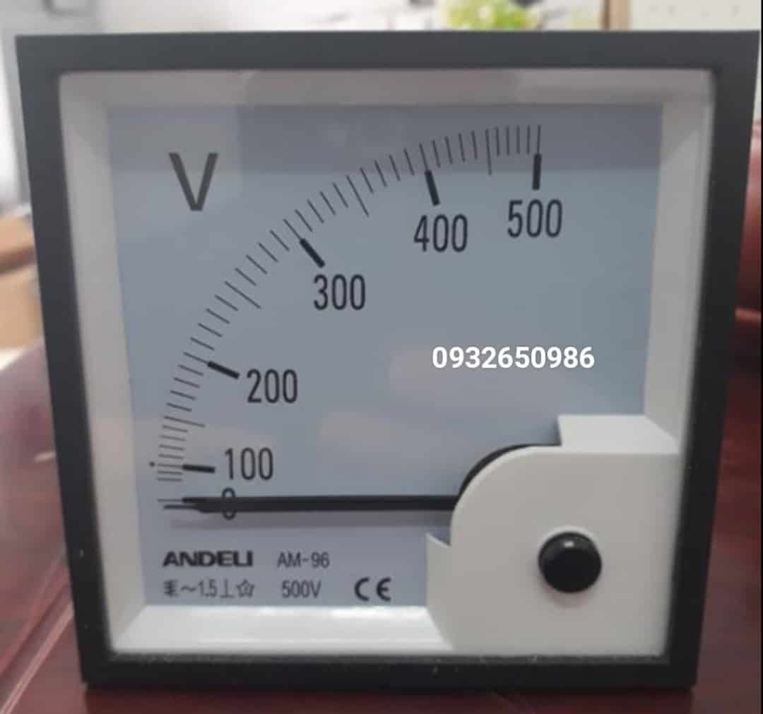 Đồng hồ vôn 500V AC ANDELI